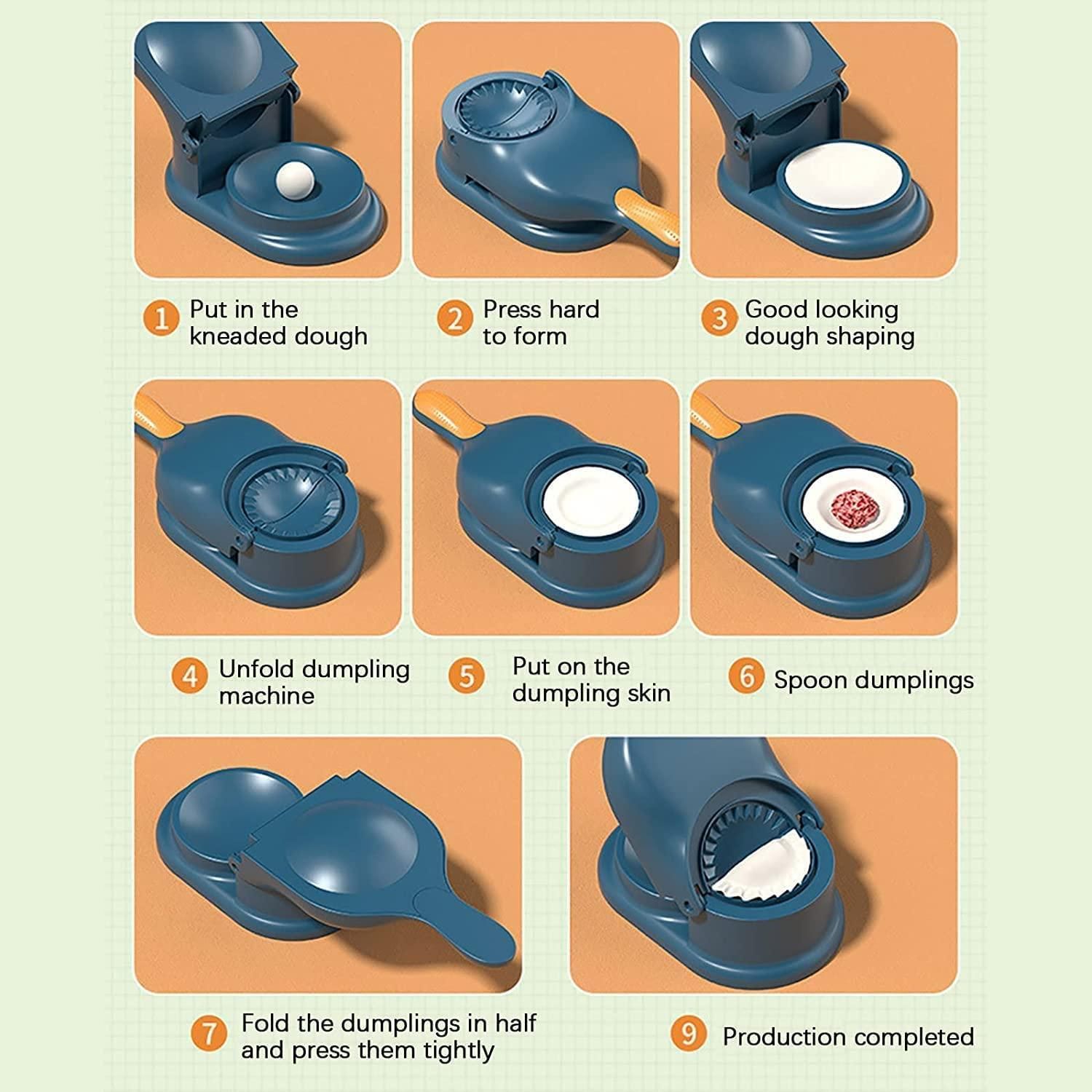 Multi-Purpose Momo, Gujiya, Karanji, Kajjikayalu, Ghughra & Samosa Maker Tool