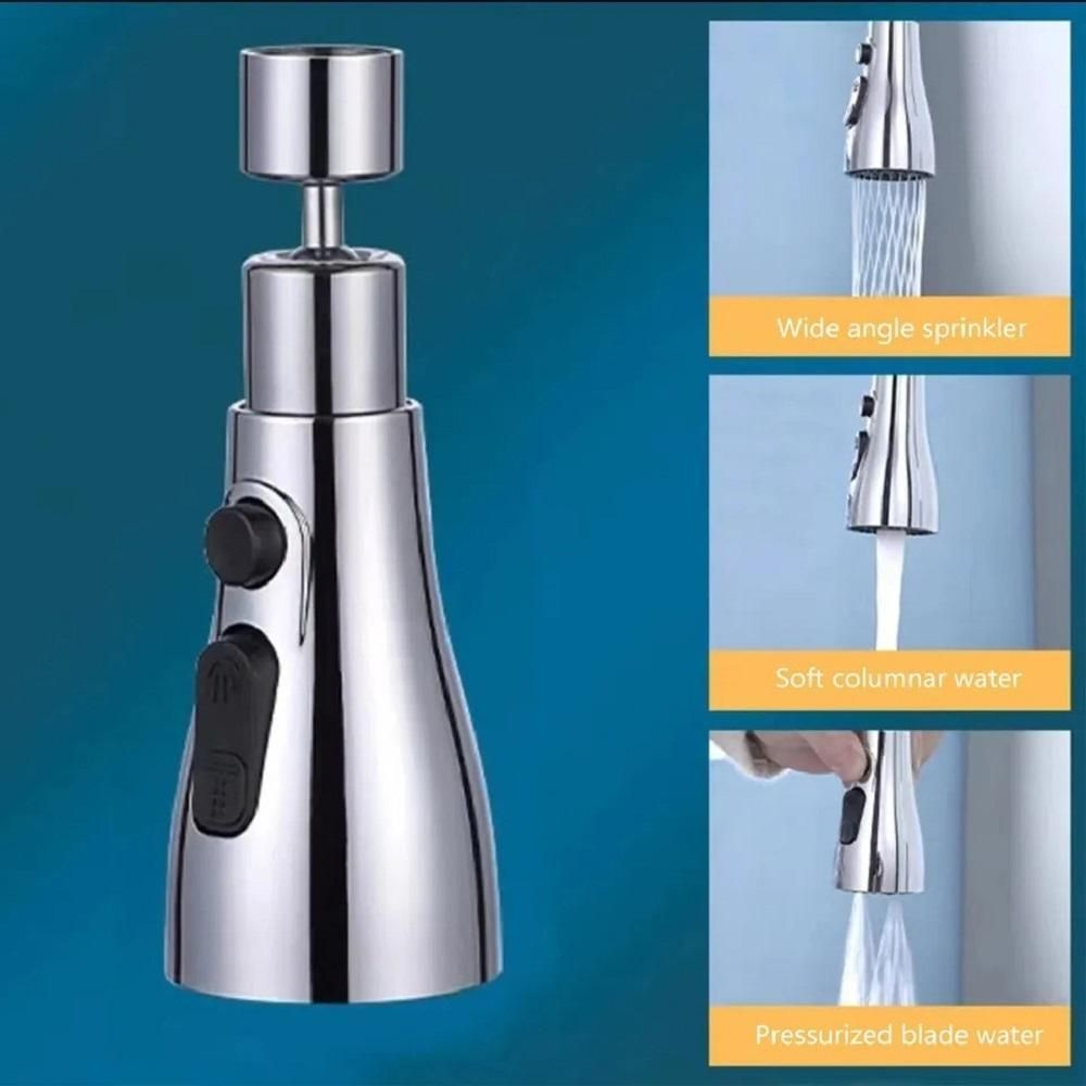 💧✨ 3-in-1 Rotating Kitchen Sink Faucet – Save Water, Clean Faster! 🚿🍽