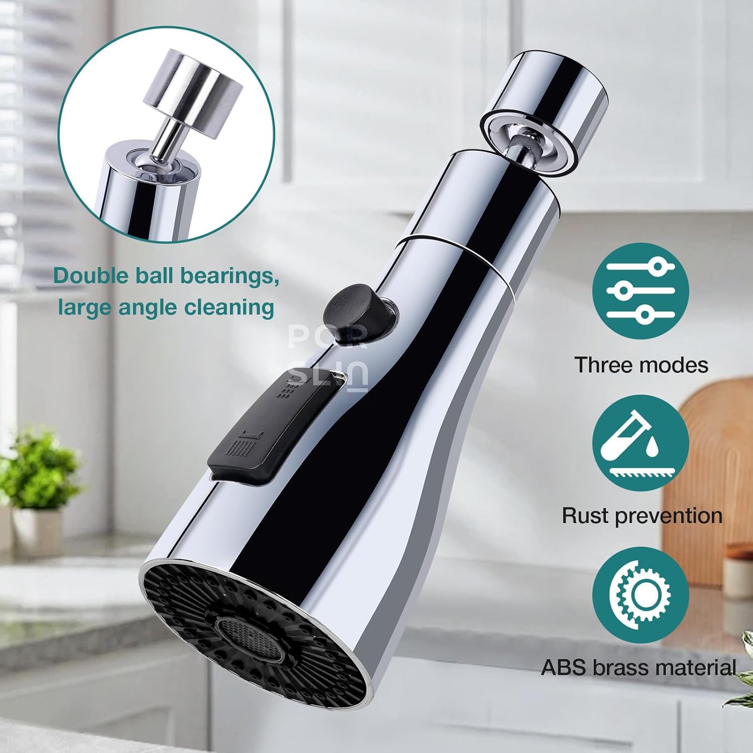 💧✨ 3-in-1 Rotating Kitchen Sink Faucet – Save Water, Clean Faster! 🚿🍽